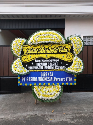 Papan Bunga Duka di Kakenturan Satu